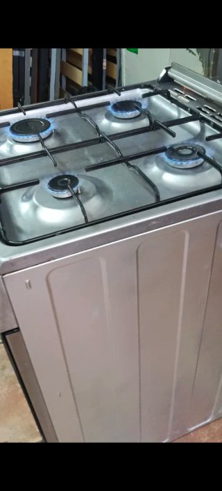 Cocina de gas butano 4 fuegos