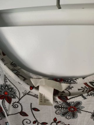 Top de tirantes floral