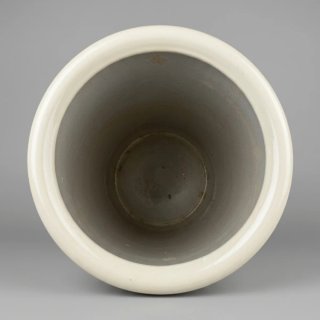Jarrón, paragüero de porcelana oriental decorado