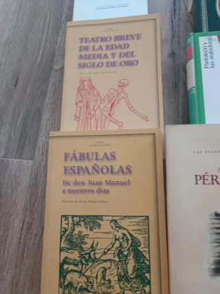 Libros de literatura española e hispanoamericana