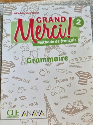 Libro de texto Francés.Nivel 2. 1° ESO.