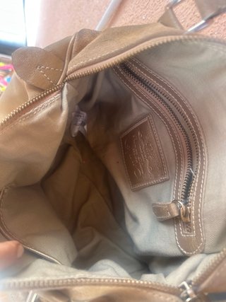 Bolso Pedro del Hierro Beige y Dorado Original!!