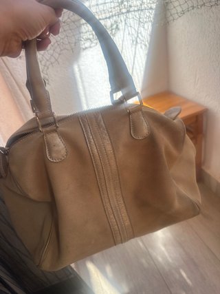 Bolso Pedro del Hierro Beige y Dorado Original!!