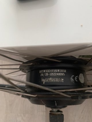 Rueda Eléctrica Bicicleta 26 Motor Hub