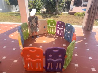 Parque infantil modular plástico resistente
