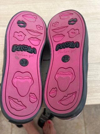Zapatillas Paola Talla 38 Terciopelo
