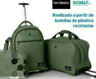 Maleta trolley fun@basics verde