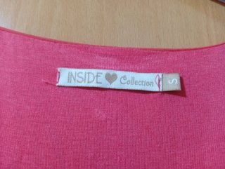 Vestido gasa Inside Collection rosa Talla S