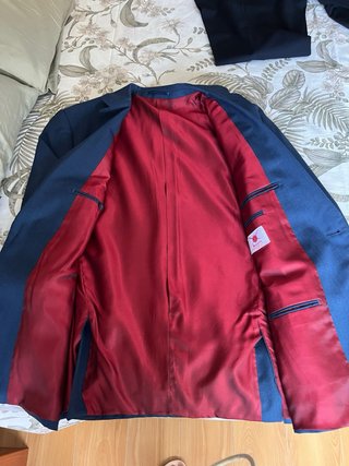 Chaqueta de caballero azul