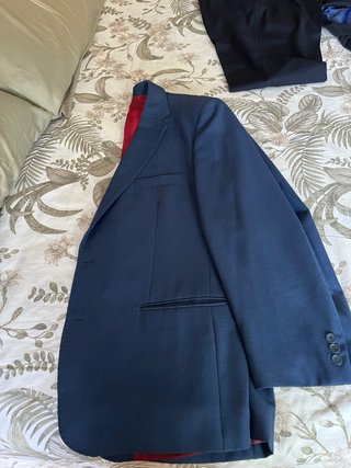 Chaqueta de caballero azul
