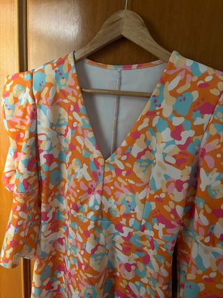 Vestido estampado para eventos Con Pamela60