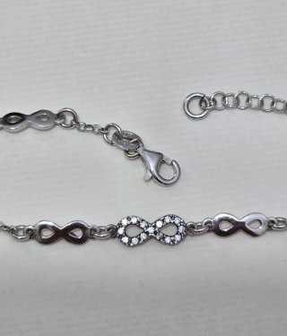 Pulsera Plata 925 Infinity