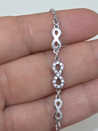 Pulsera Plata 925 Infinity