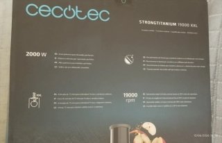 Cecotec Strongtitanium 19000 XXL Licuadora