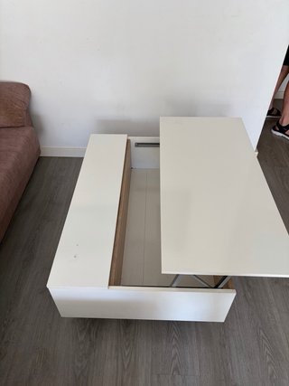 Mesita de centro blanca
