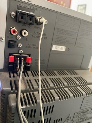 Minicadena Sony CMT-CP100 plata