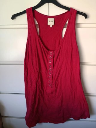 Camiseta-vestido tirantes rojo
