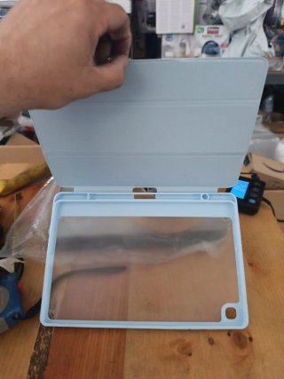 Funda para tablet color azul claro