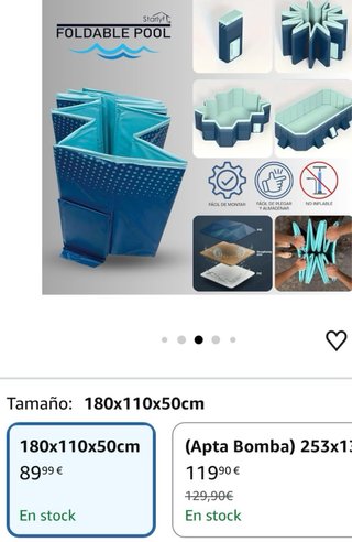 Piscina Plegable Starlyf 600L