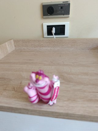 Figura Gato Alicia País Maravillas Bulli