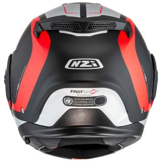 Casco Modular NZI Fastback DUO Summum Negro Rojo