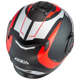 Casco Modular NZI Fastback DUO Summum Negro Rojo