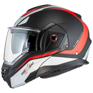 Casco Modular NZI Fastback DUO Summum Negro Rojo