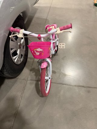 Bicicleta infantil unicornio rosa