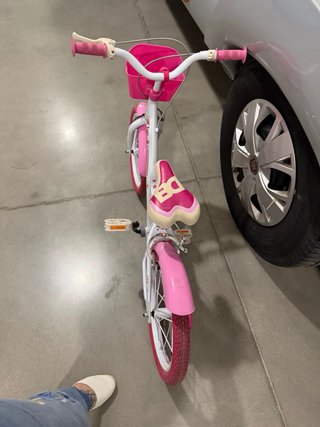 Bicicleta infantil unicornio rosa