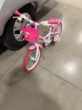 Bicicleta infantil unicornio rosa