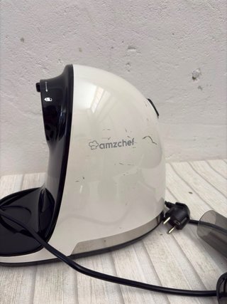 AMZCHEF Licuadora Prensado en Frío Blanca