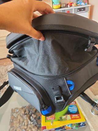 Bolsa Trasera Moto Yamaha Negra