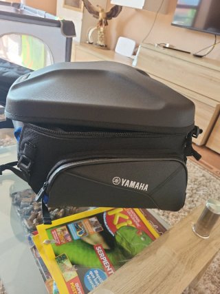 Bolsa Trasera Moto Yamaha Negra