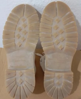 Botines Plataforma Beige Talla 39