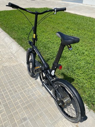 Bicicleta plegable B'TWIN tilt 720 black edition