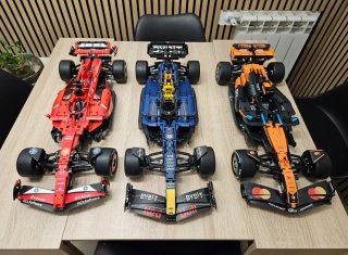 3 Coches F1 Technic (42206, 42207, 42228)