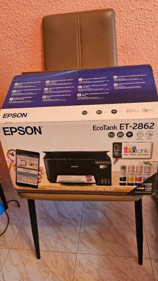 Impresora Epson Ecotank ET-2862 Negra. Con WI-FI