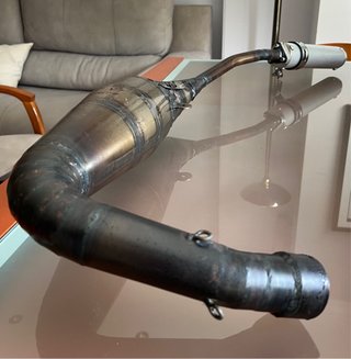 Tubo de escape artesanal SR Racing