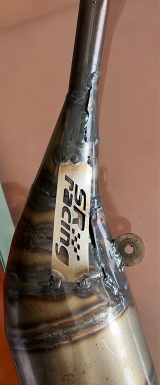Tubo de escape artesanal SR Racing