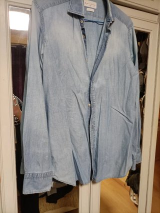 Camisa vaquera Gregio Milano Slim Fit M