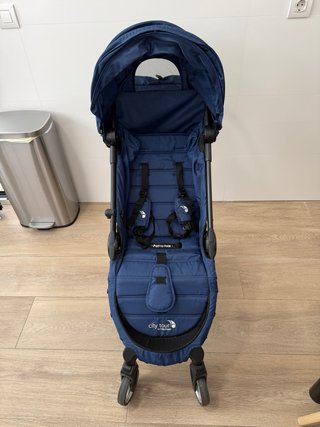 Carrito Plegable Baby Jogger Azul - cabina avión