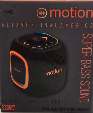 Altavoz Motion RS-914 Negro y Multicolor