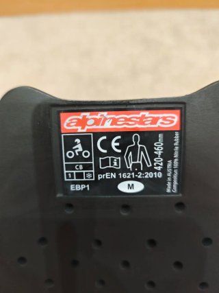 Espaldera Alpinestars Talla M
