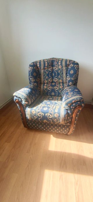 Sofá 3 plazas y 2 sillones con fundas