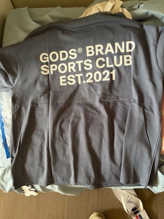 Camiseta Gods Talla M Gris