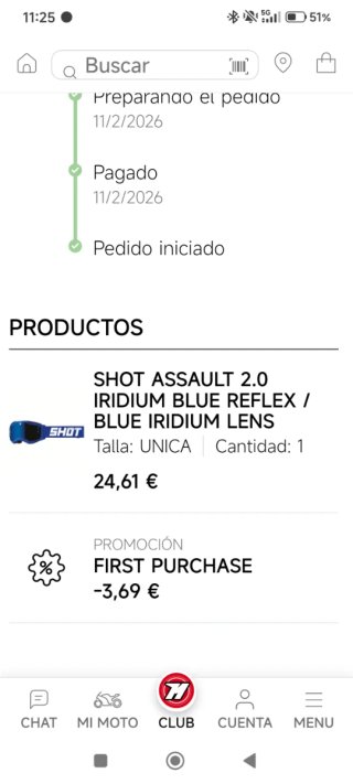 Gafas de Enduro Azules compradas en Motocard