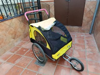 Carro deportivo para 2 niños