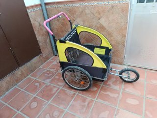 Carro deportivo para 2 niños