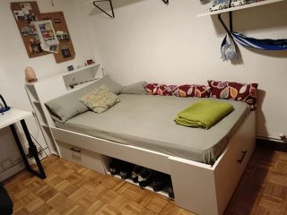 Cama 90x190 con almacenaje