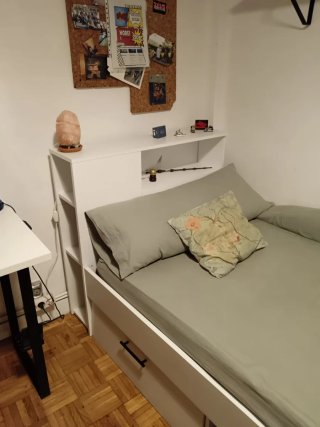 Cama 90x190 con almacenaje